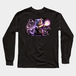 Cat Wizard Long Sleeve T-Shirt